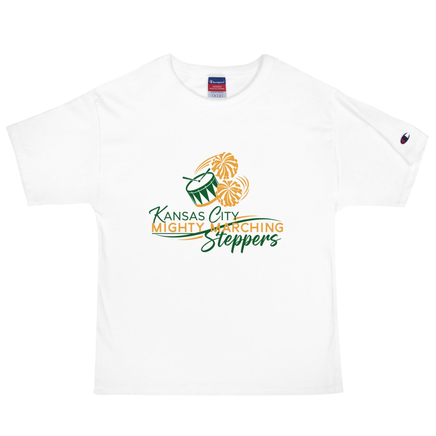 Signature | Champion T-Shirt | KC Mighty Marching Steppers | Script Logo