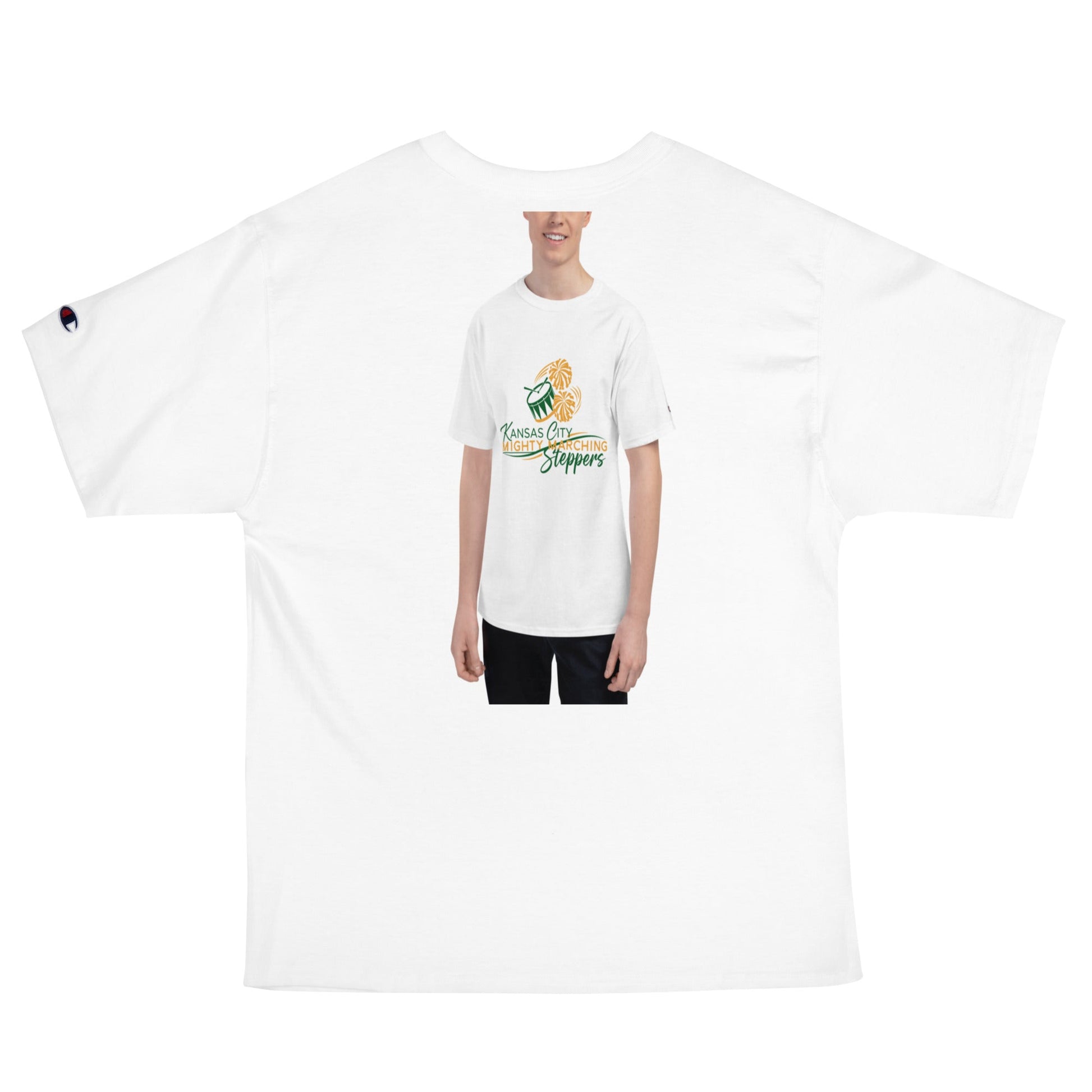 Signature | Champion T-Shirt | KC Mighty Marching Steppers | Script Logo