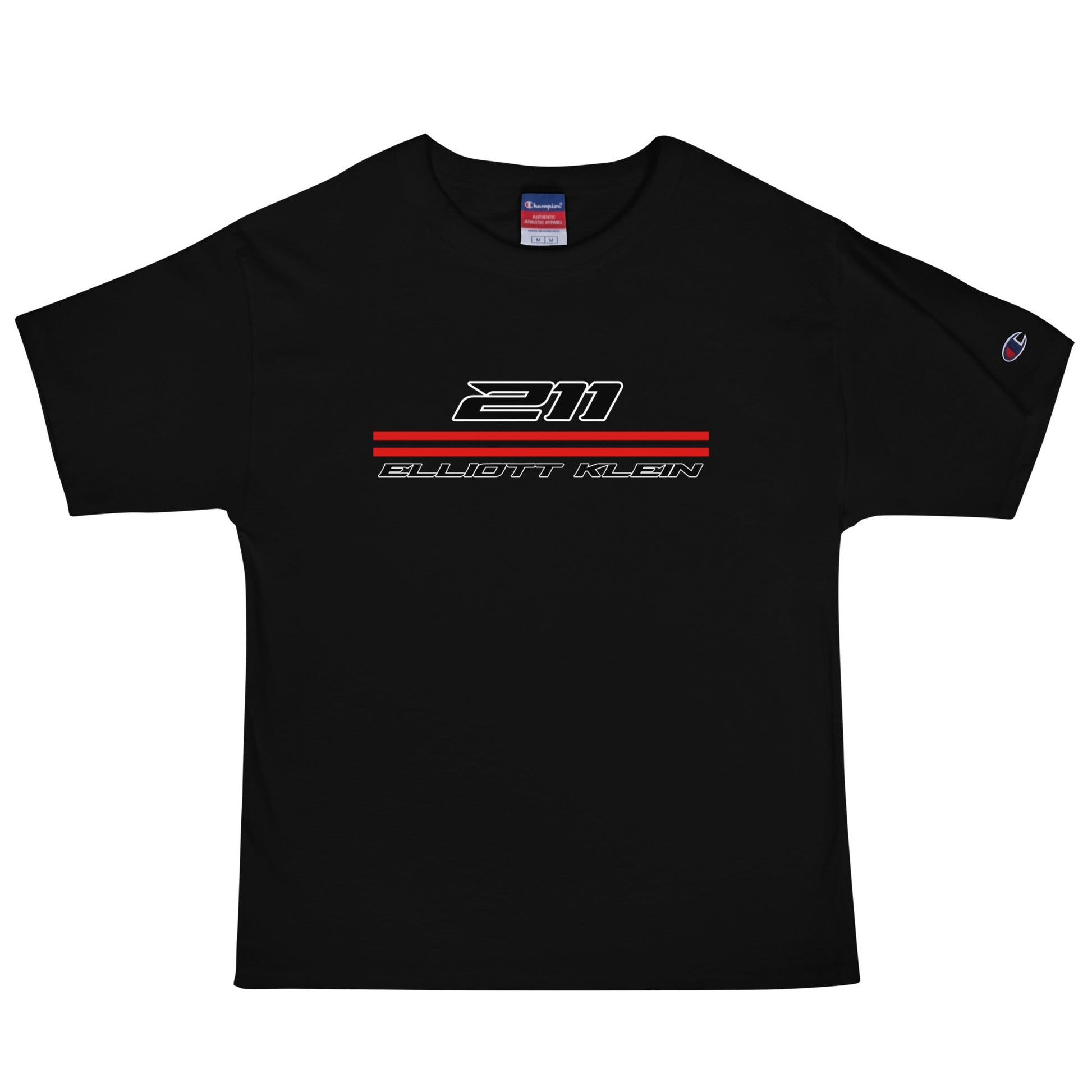 Signature | Champion T-Shirt | Klein Motorsports | 211 Bars Logo