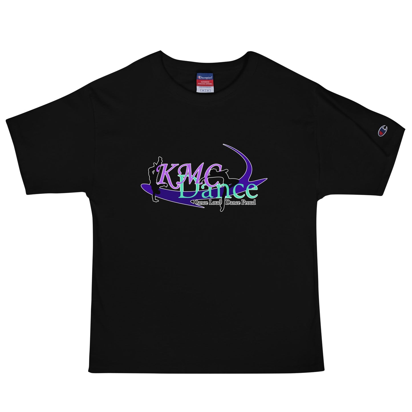 Signature | Champion T-Shirt | KMC Dance & Gymnastics | Emblem Logo