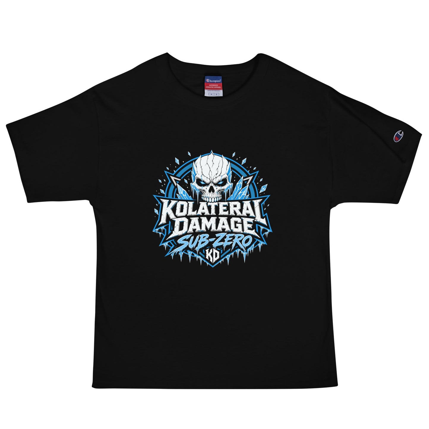 Signature | Champion T-Shirt | Kolateral Damage E-Sports | Shield Logo