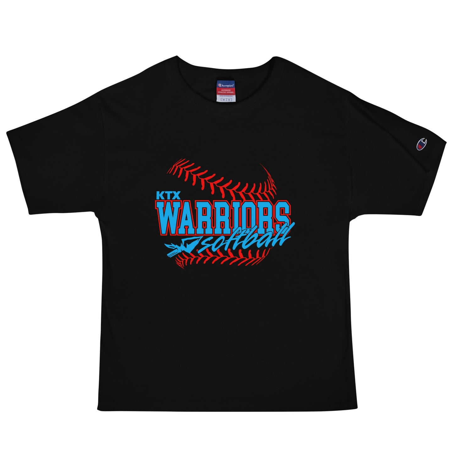 Signature | Champion T-Shirt | KTX Warriors | Softball Logo