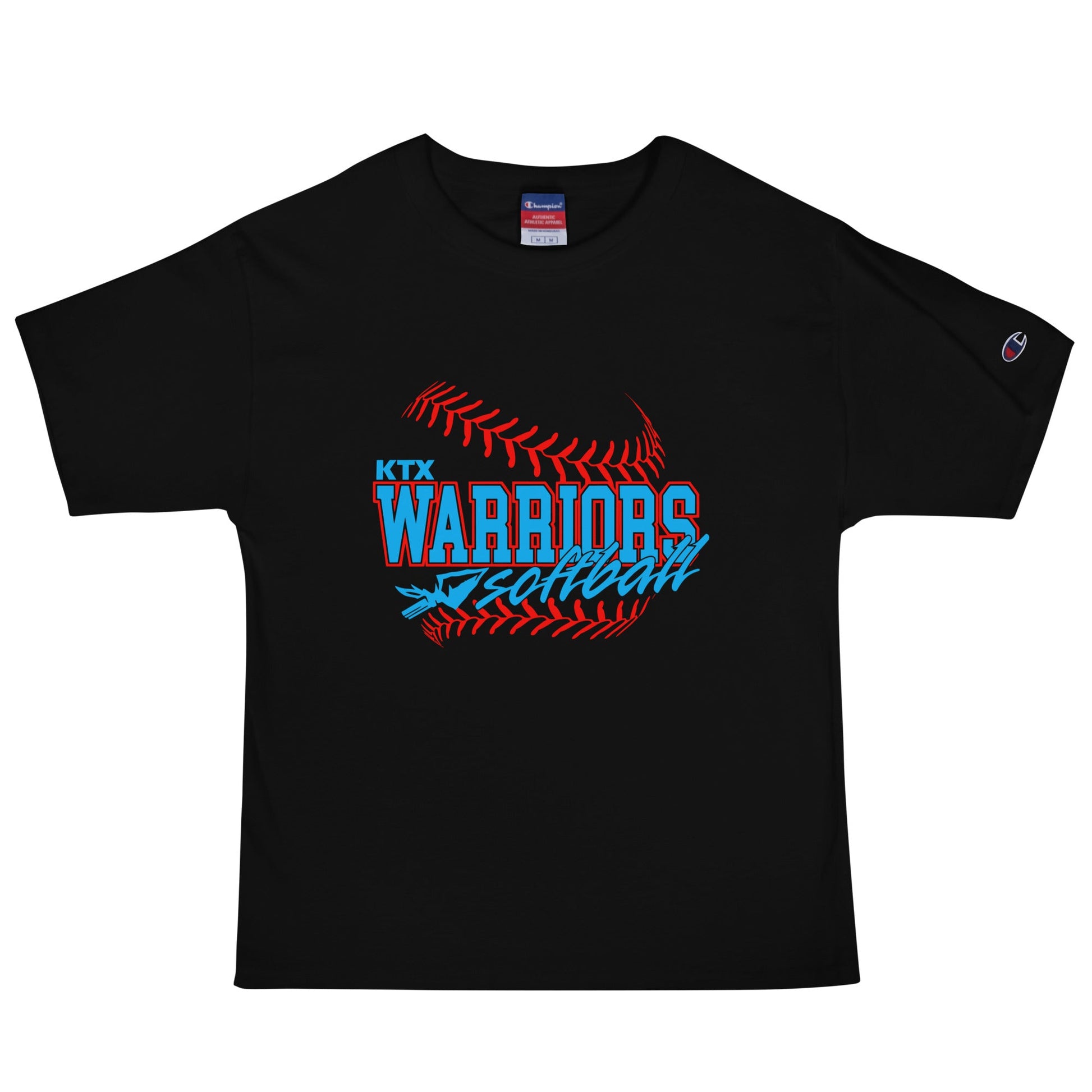 Signature | Champion T-Shirt | KTX Warriors | Softball Logo