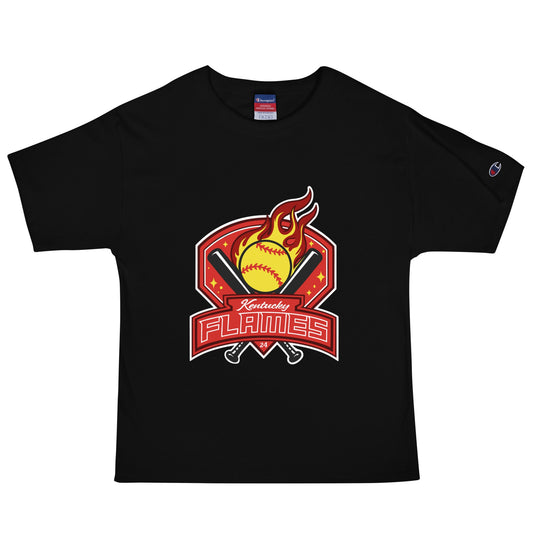 Signature | Champion T-Shirt | KY Flames | Emblem Logo