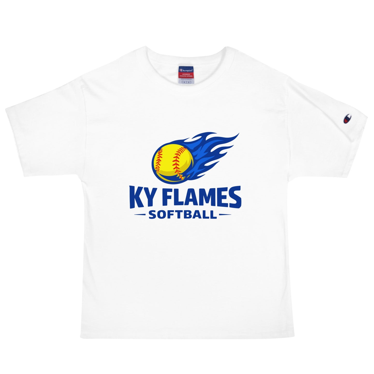 Signature | Champion T-Shirt | KY Flames | Mark Logo