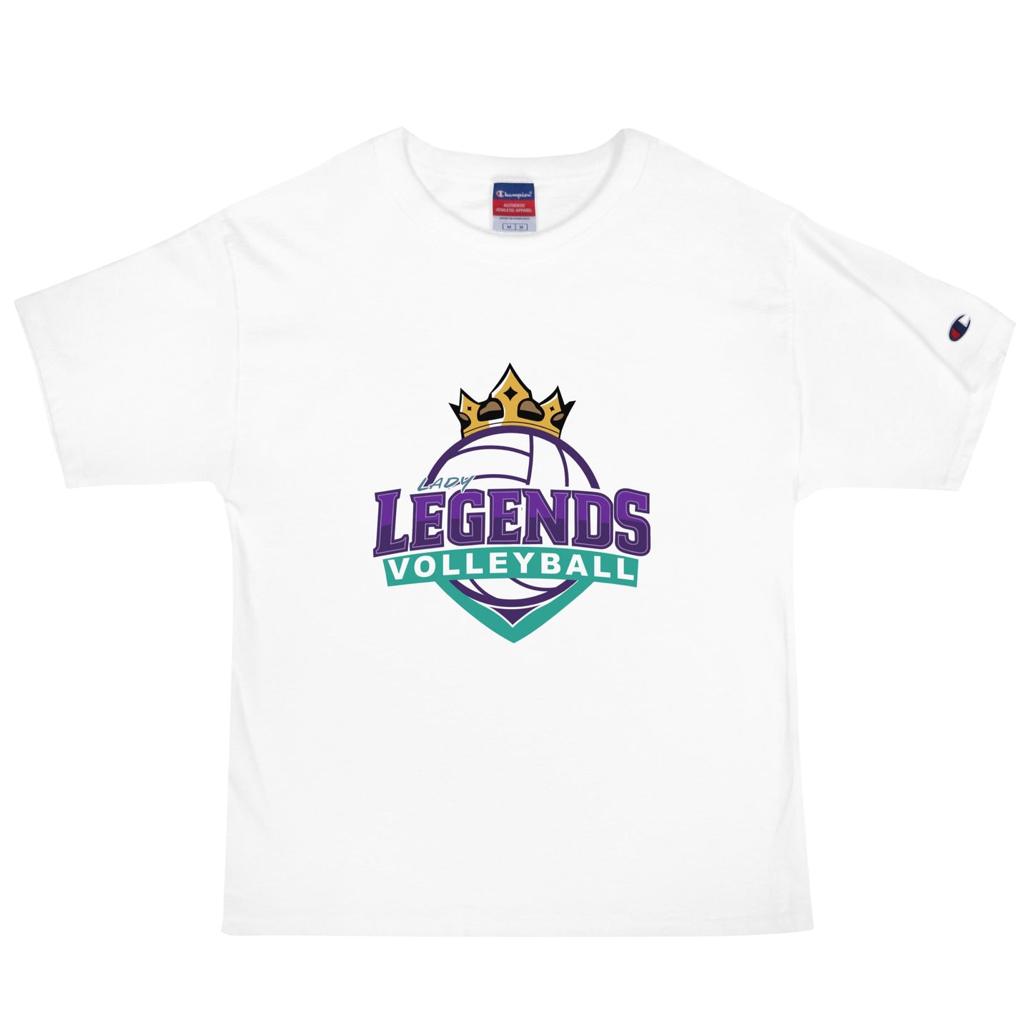 Signature | Champion T-Shirt | Lady Legends Volleyball | Crown Logo