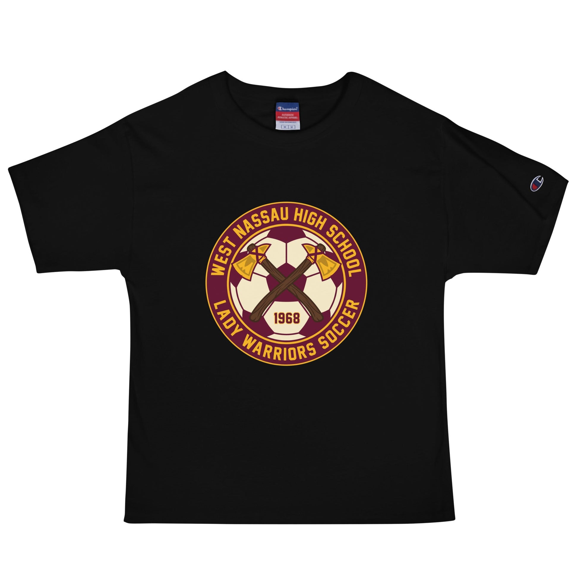 Signature | Champion T-Shirt | Lady Warrior Soccer Booster Club | Lady Warriors Logo