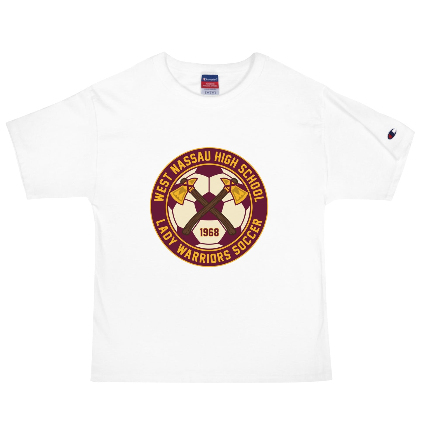 Signature | Champion T-Shirt | Lady Warrior Soccer Booster Club | Lady Warriors Logo