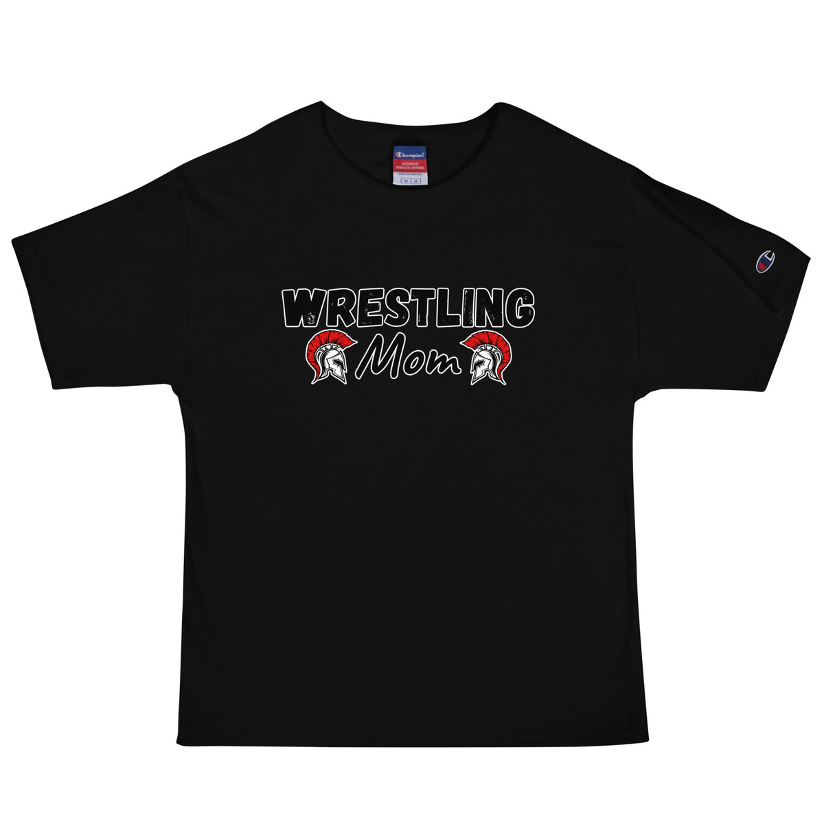 Signature | Champion T-Shirt | Lafayette Warrior Youth Wrestling | Mom Emblem Logo