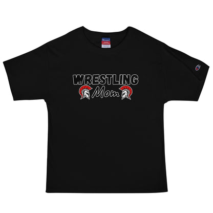 Signature | Champion T-Shirt | Lafayette Warrior Youth Wrestling | Mom Emblem Logo