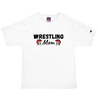 Signature | Champion T-Shirt | Lafayette Warrior Youth Wrestling | Mom Emblem Logo