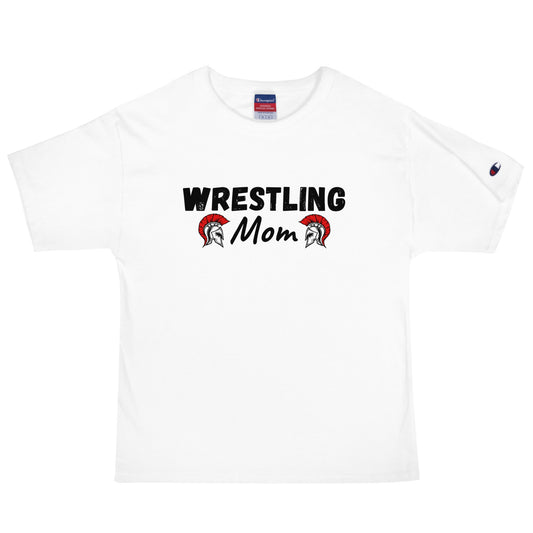 Signature | Champion T-Shirt | Lafayette Warrior Youth Wrestling | Mom Emblem Logo