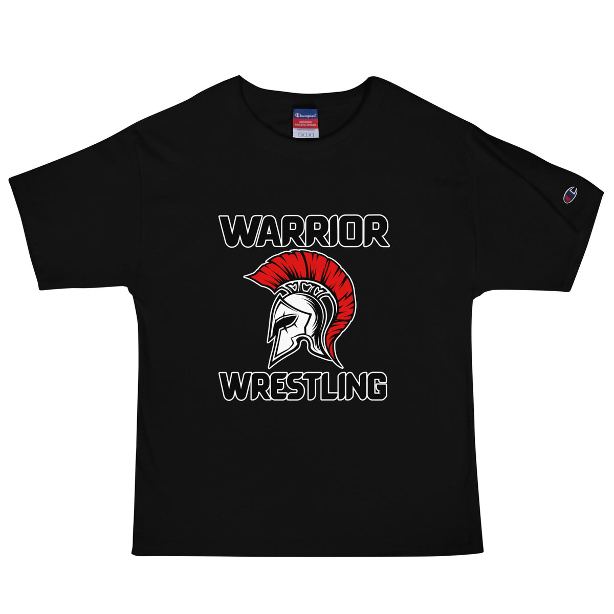 Signature | Champion T-Shirt | Lafayette Warrior Youth Wrestling | Valor Logo