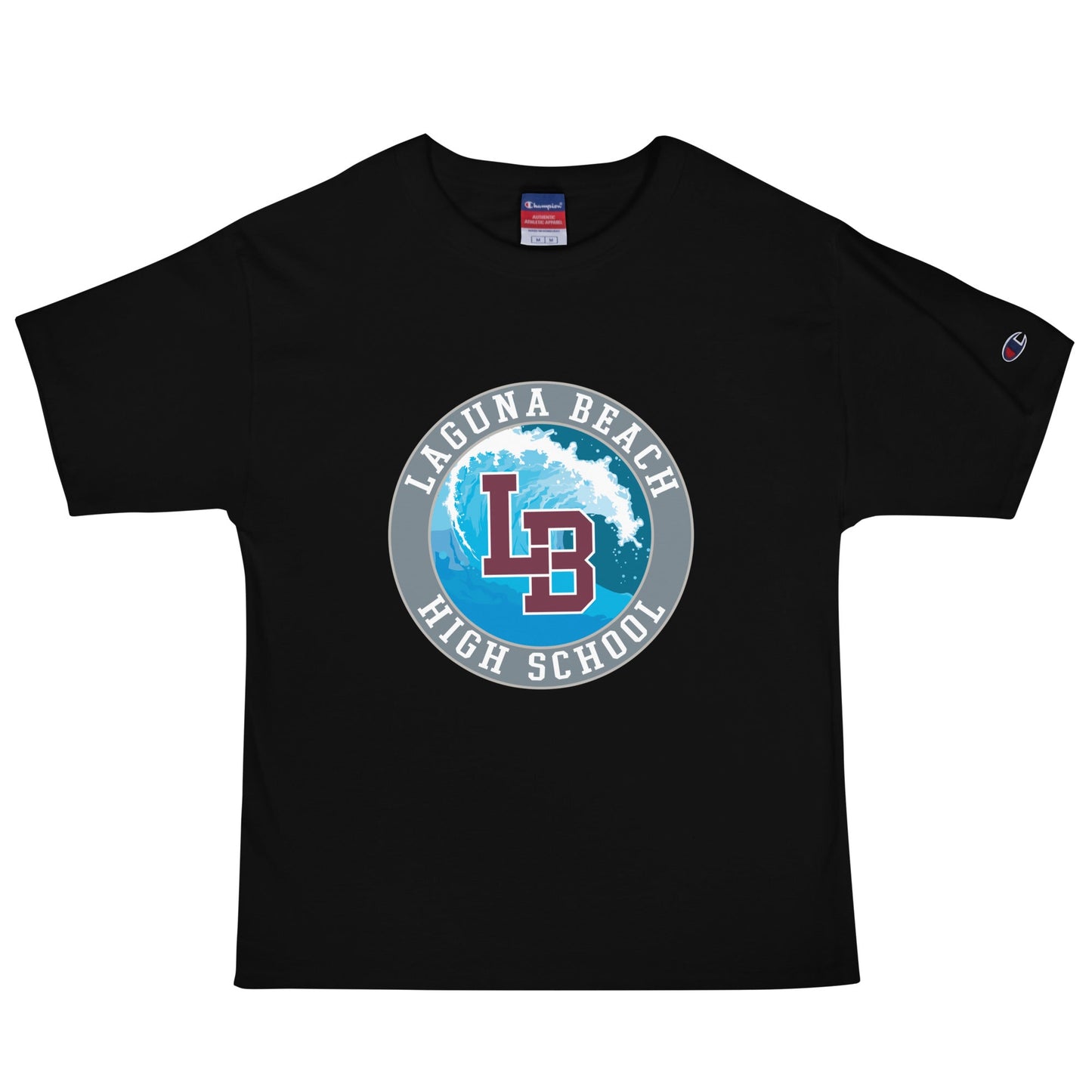 Signature | Champion T-Shirt | Laguna Beach High School Wrestling | Wave Logo