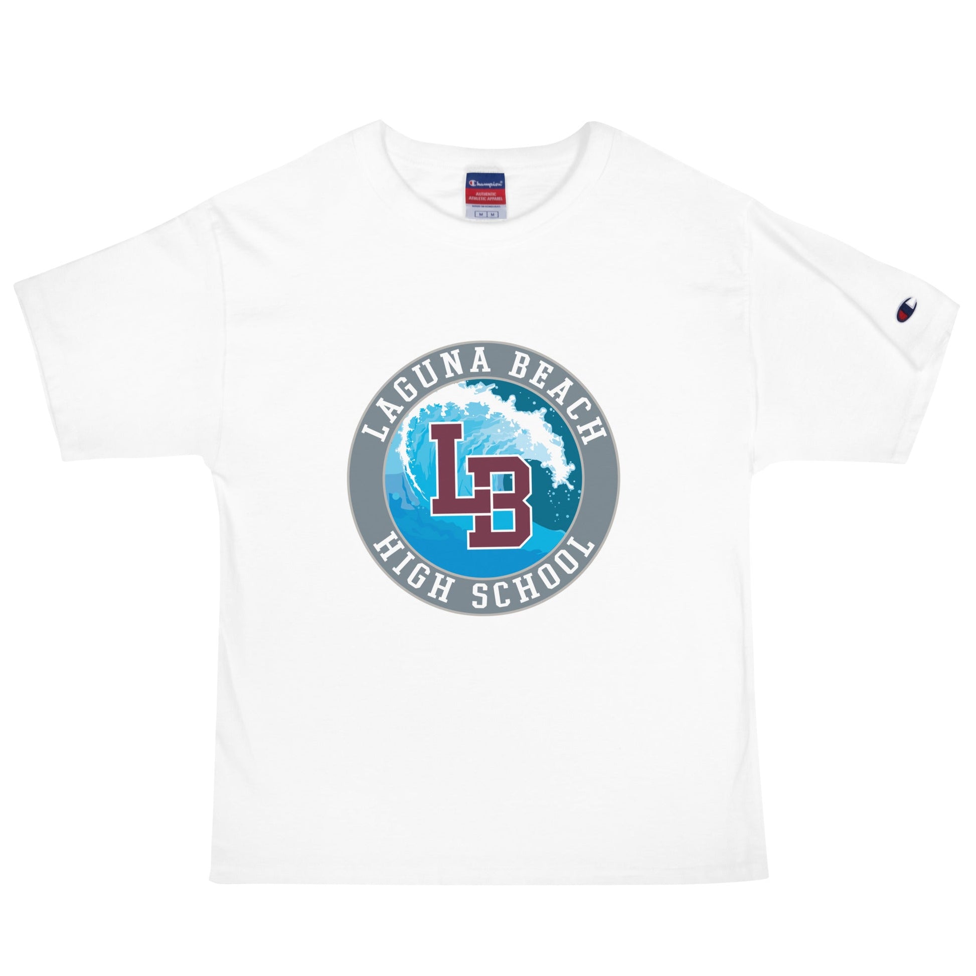 Signature | Champion T-Shirt | Laguna Beach High School Wrestling | Wave Logo