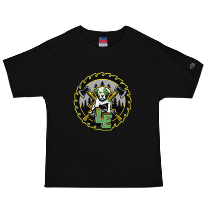 Signature | Champion T-Shirt | Lake Erie Power Pines | Saw Logo
