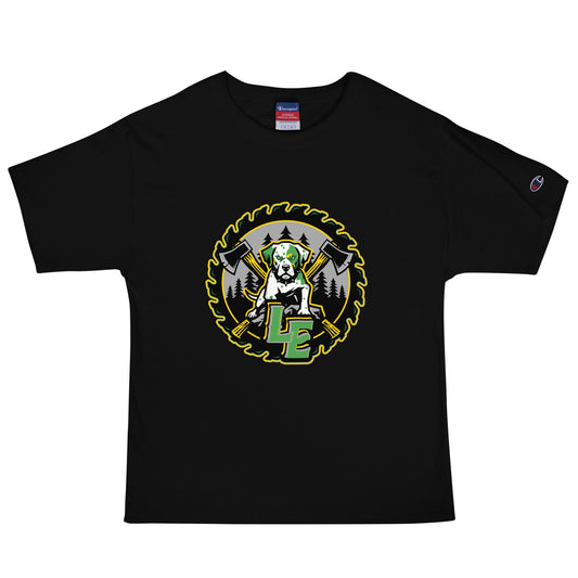 Signature | Champion T-Shirt | Lake Erie Power Pines | Saw Logo
