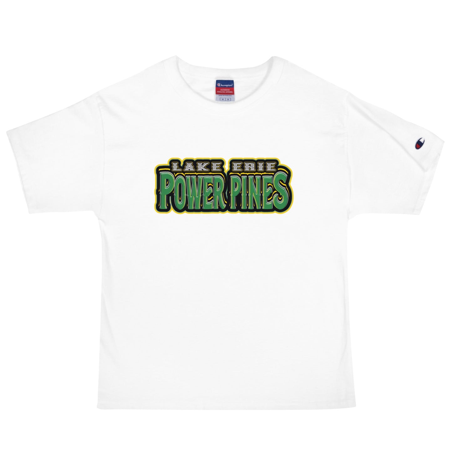 Signature | Champion T-Shirt | Lake Erie Power Pines | Script Logo