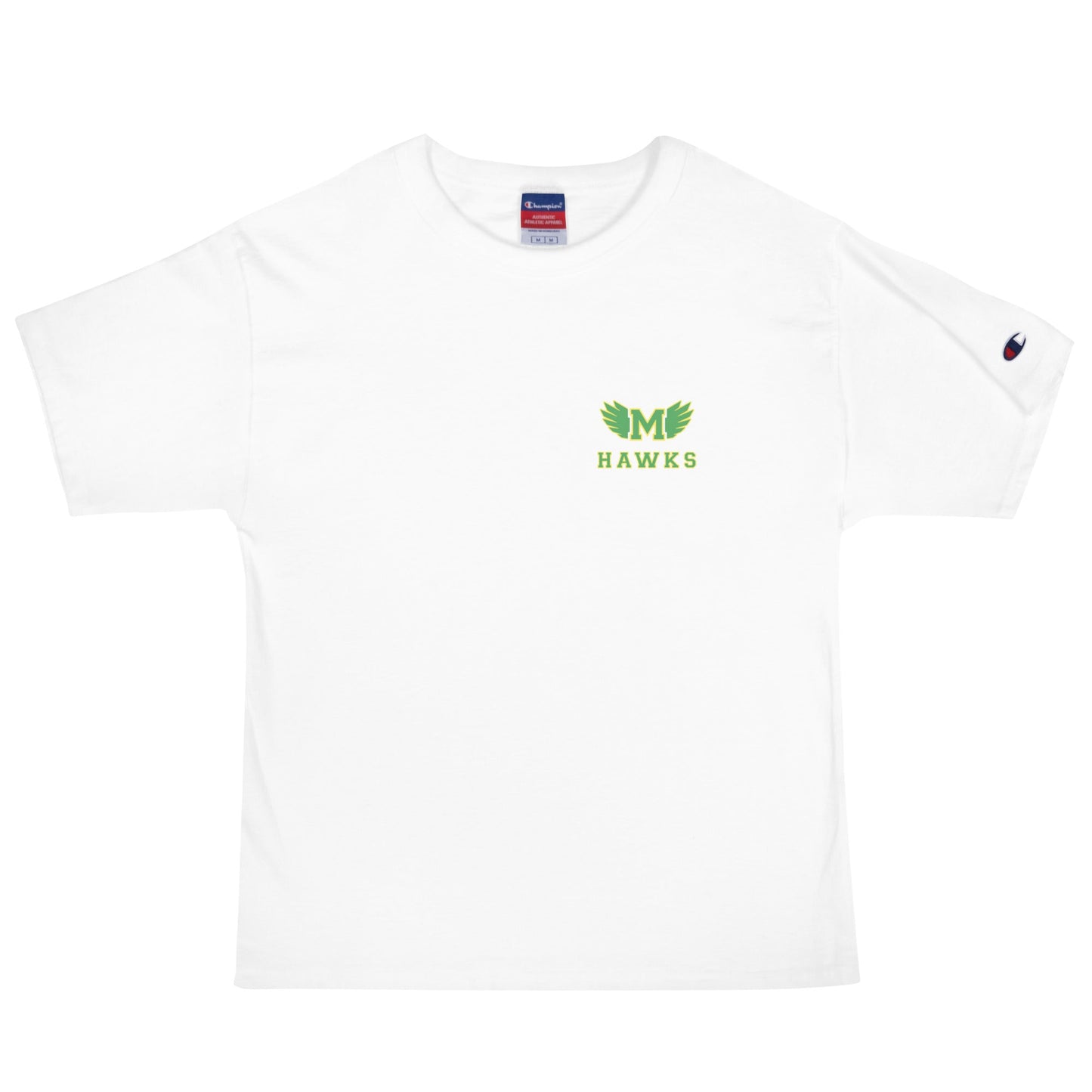 Signature | Champion T-Shirt | Lake Minneola Hawks Football | Icon Logo