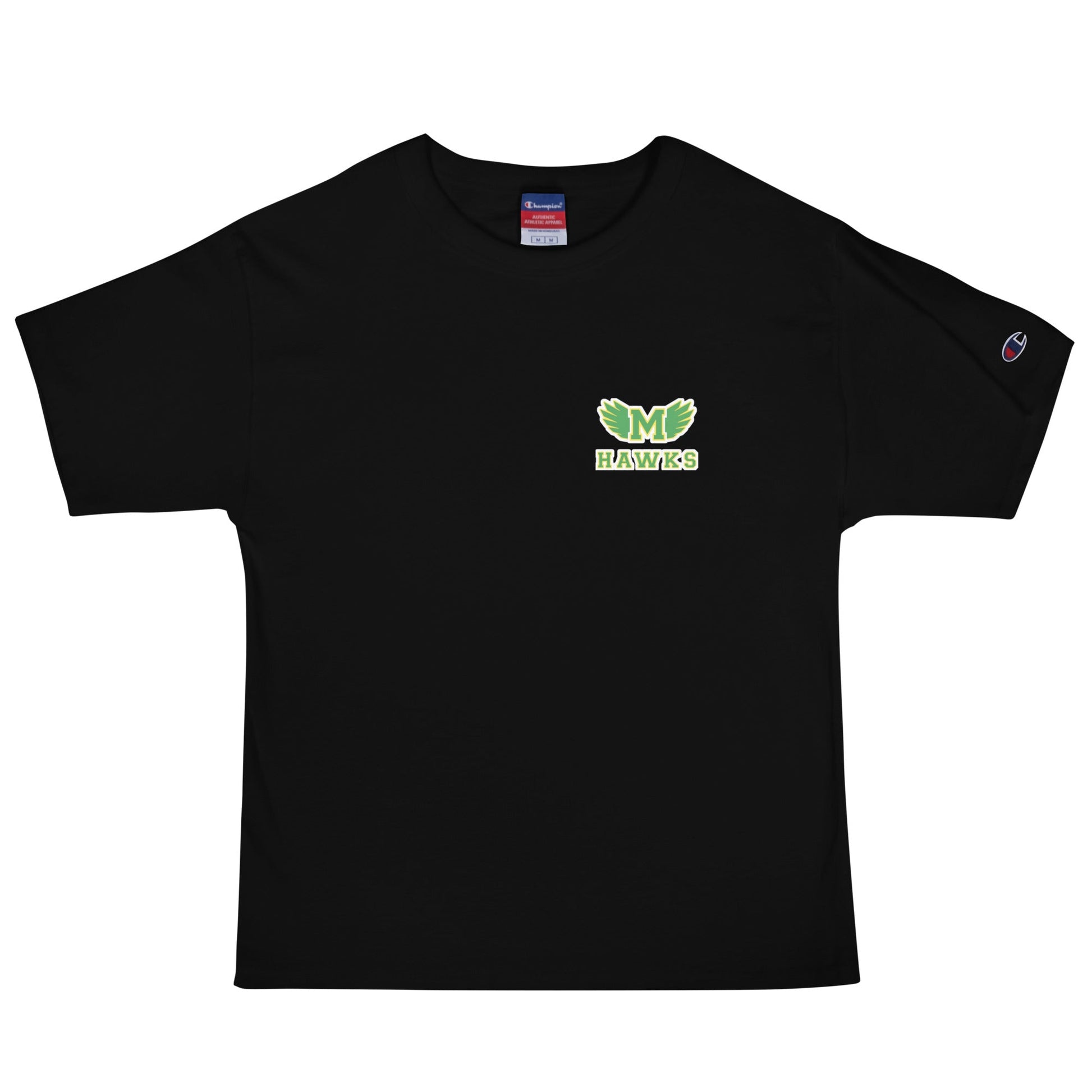 Signature | Champion T-Shirt | Lake Minneola Hawks Football | Icon Logo