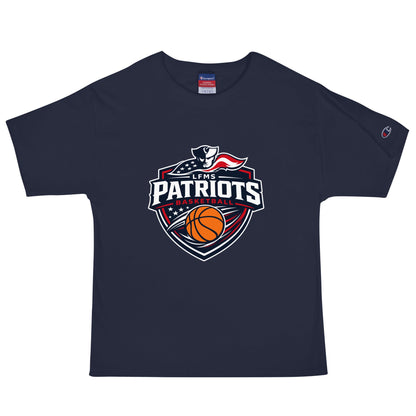 Signature | Champion T-Shirt | LFMS Athletics | Patriots Basketball Logo