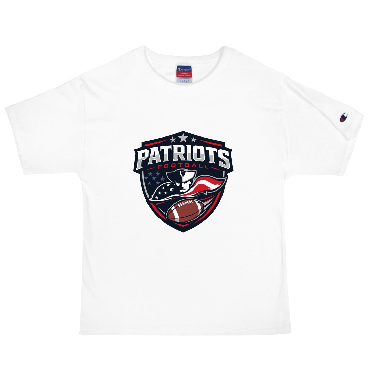 Signature | Champion T-Shirt | LFMS Athletics | Patriots Football Logo