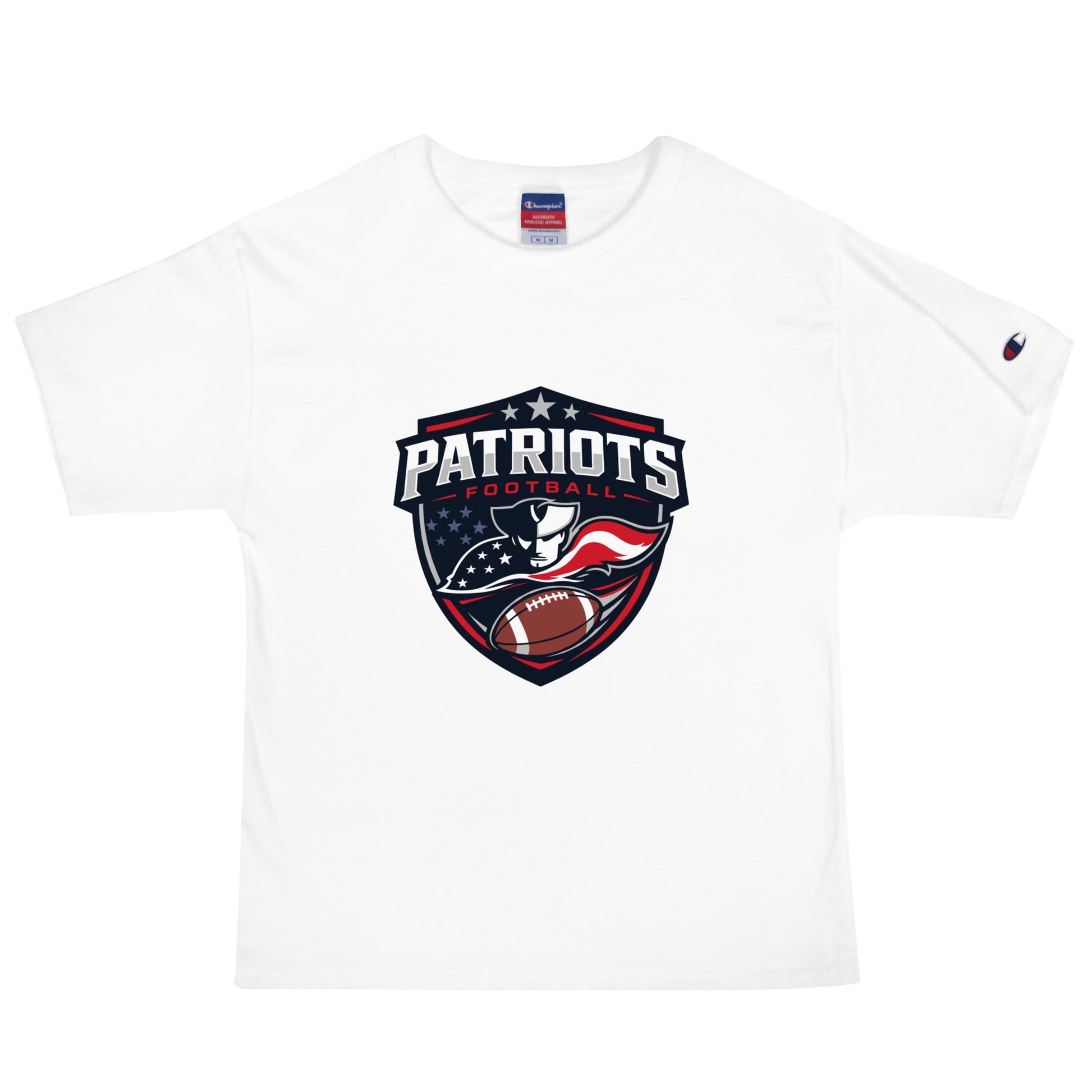 Signature | Champion T-Shirt | LFMS Athletics | Patriots Football Logo
