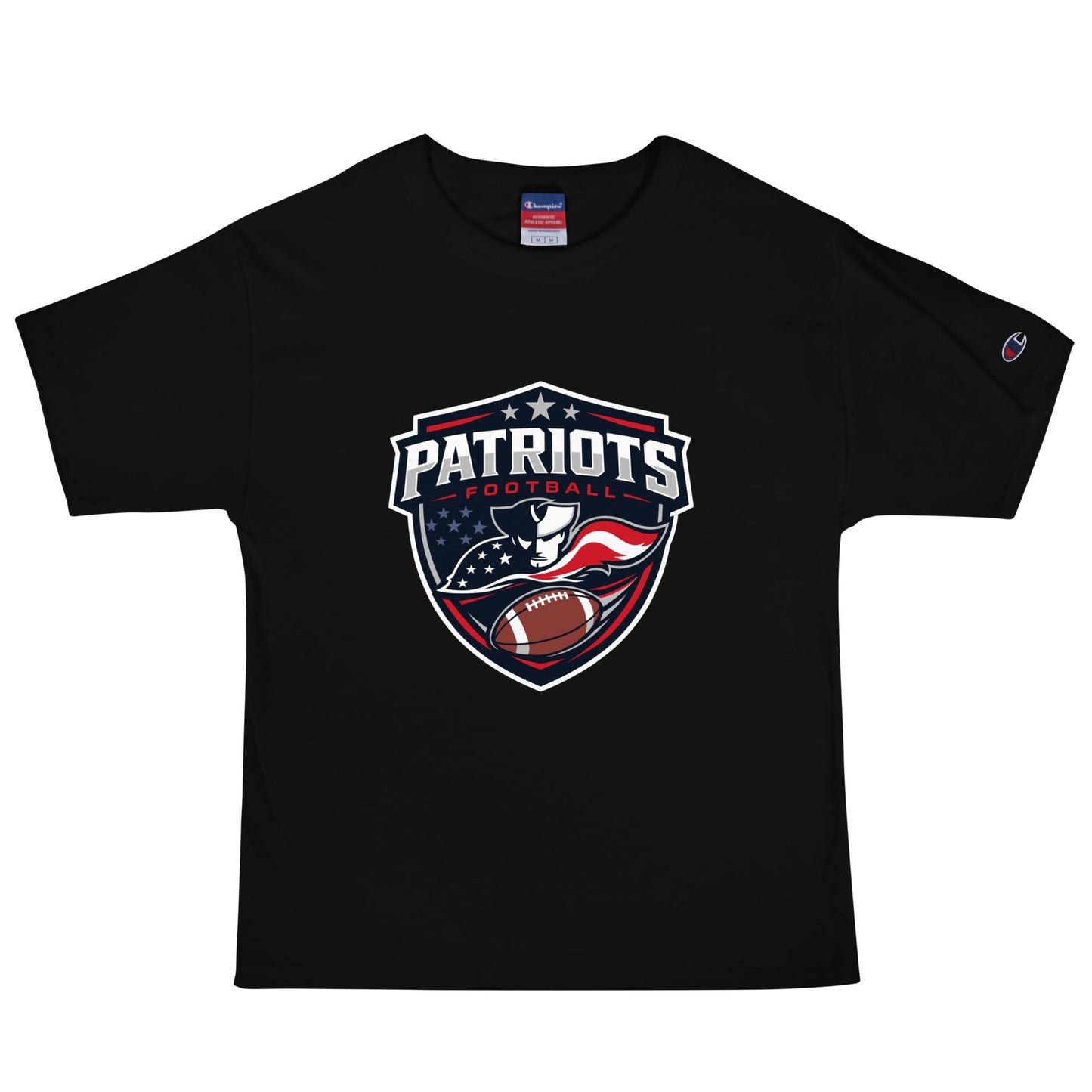 Signature | Champion T-Shirt | LFMS Athletics | Patriots Football Logo