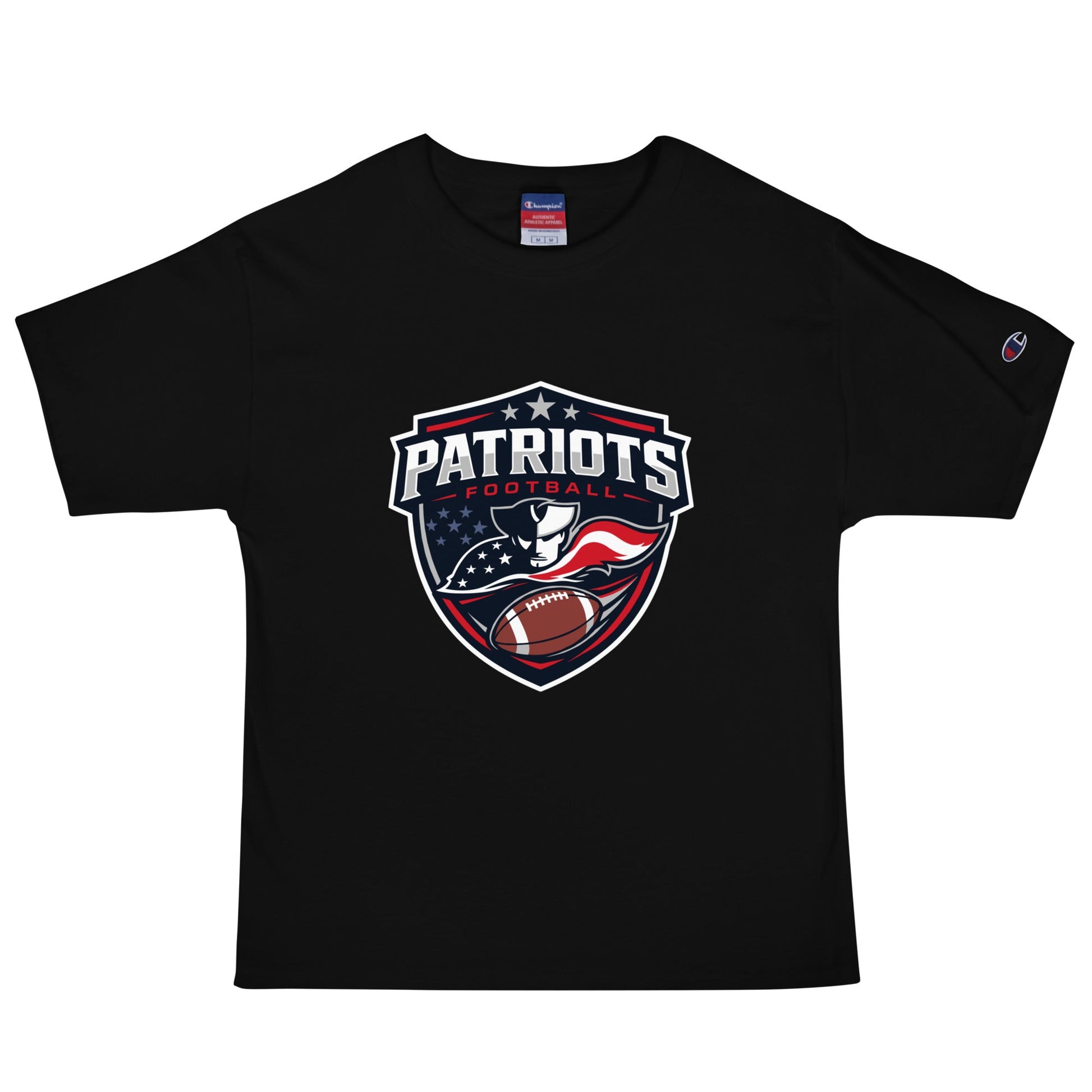 Signature | Champion T-Shirt | LFMS Athletics | Patriots Football Logo