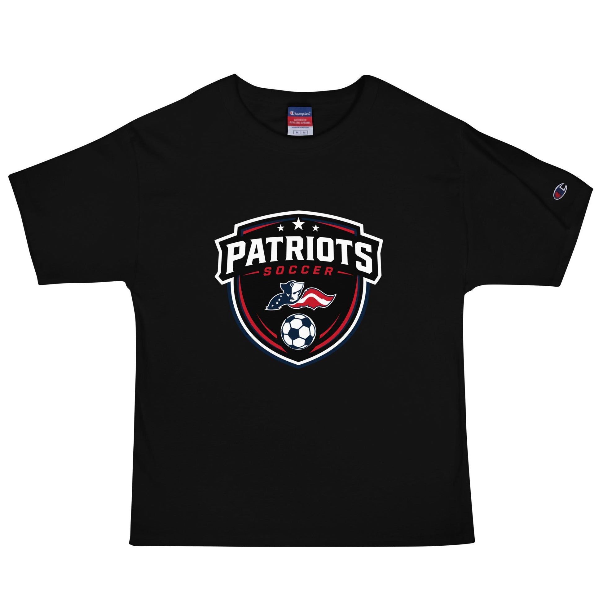 Signature | Champion T-Shirt | LFMS Athletics | Patriots Soccer Logo