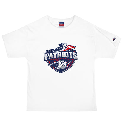 Signature | Champion T-Shirt | LFMS Athletics | Patriots Volleyball Logo