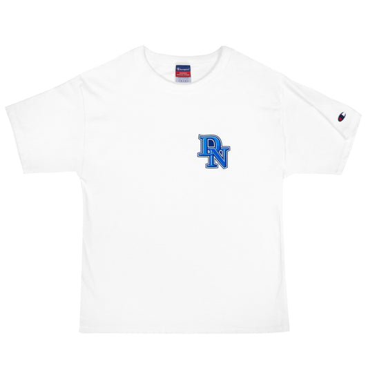 Signature | Champion T-Shirt | LI Dodgers Nation | Mark Logo