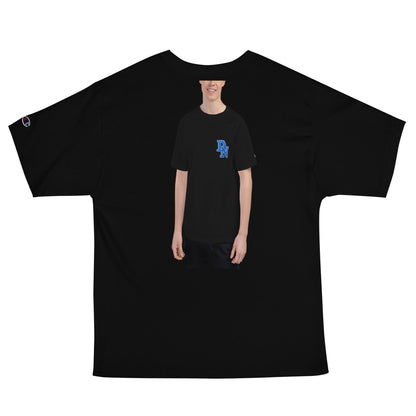 Signature | Champion T-Shirt | LI Dodgers Nation | Mark Logo