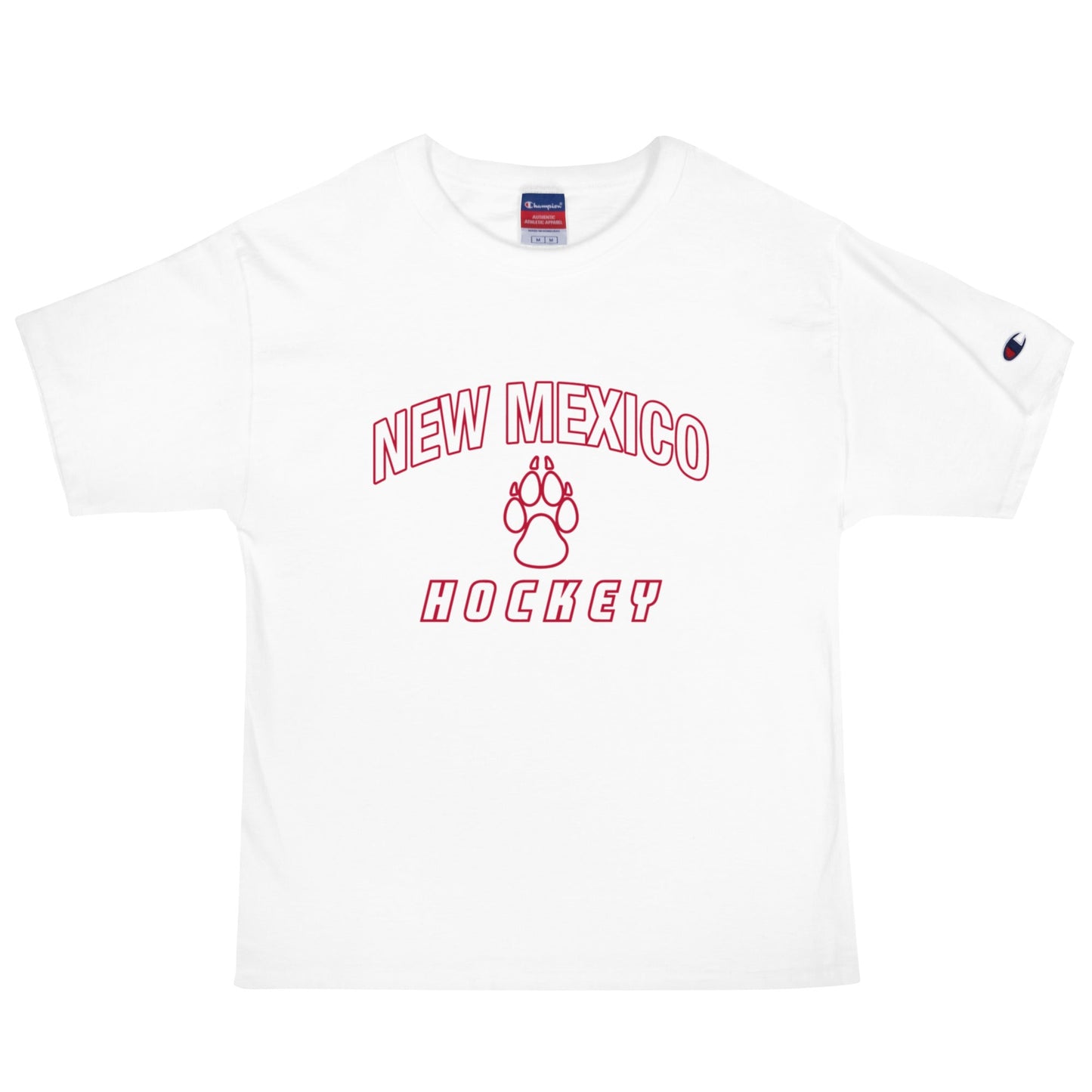Signature | Champion T-Shirt | Lobo Women’s Ice Hockey | Script Logo
