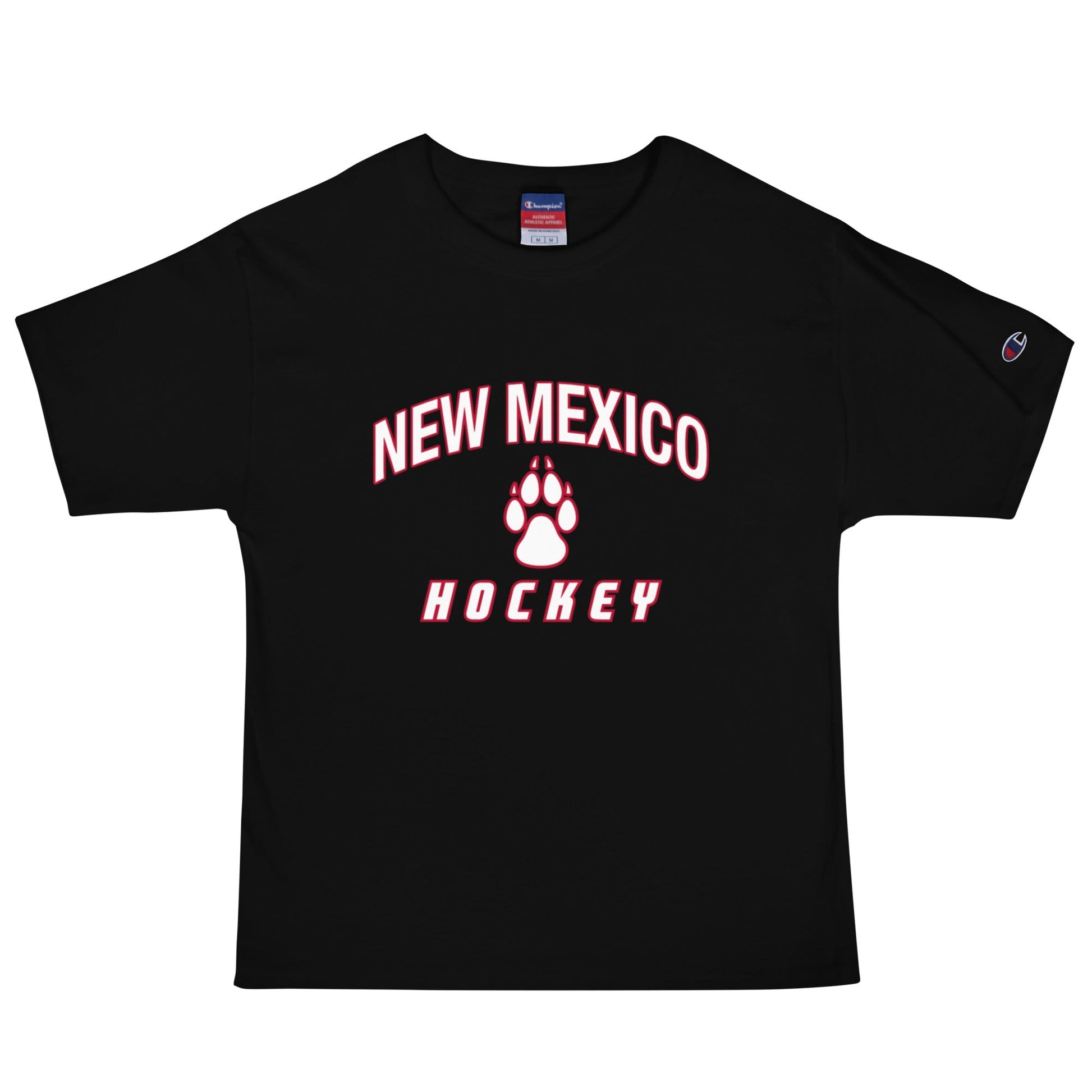 Signature | Champion T-Shirt | Lobo Women’s Ice Hockey | Script Logo