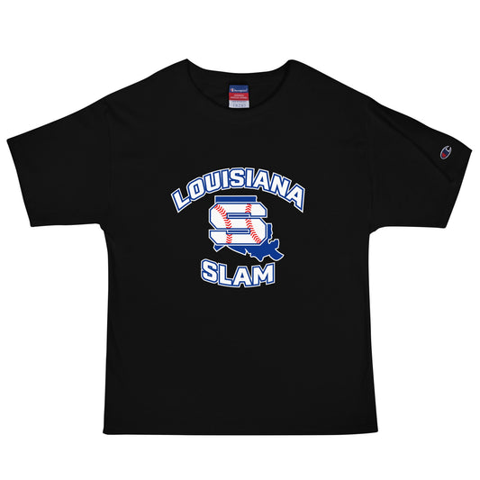 Signature | Champion T-Shirt | Louisiana Slam Baseball | Emblem Logo