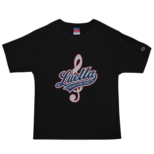 Signature | Champion T-Shirt | Luella High School Marching Band | Crest Logo