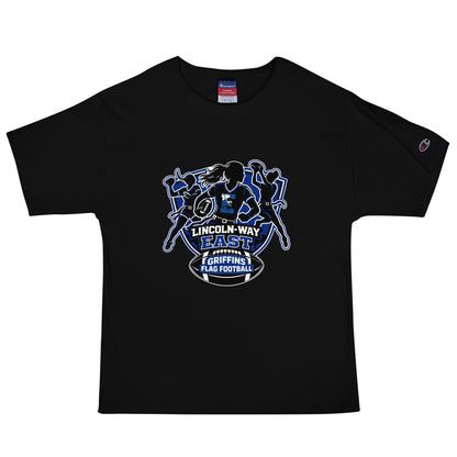 Signature | Champion T-Shirt | LWE Flag Football | Athletics Logo