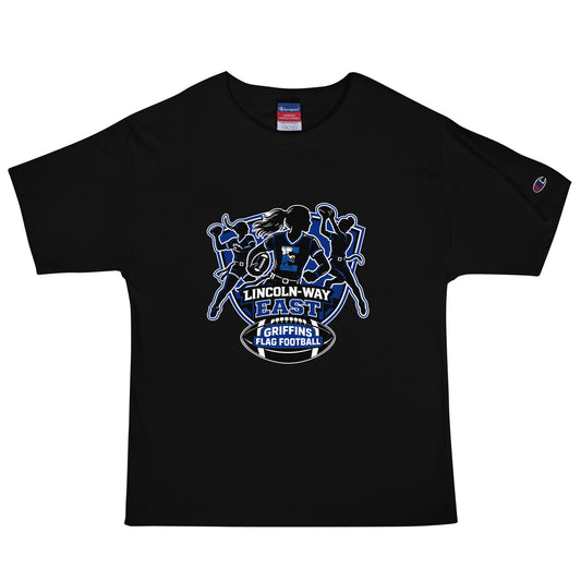 Signature | Champion T-Shirt | LWE Flag Football | Athletics Logo