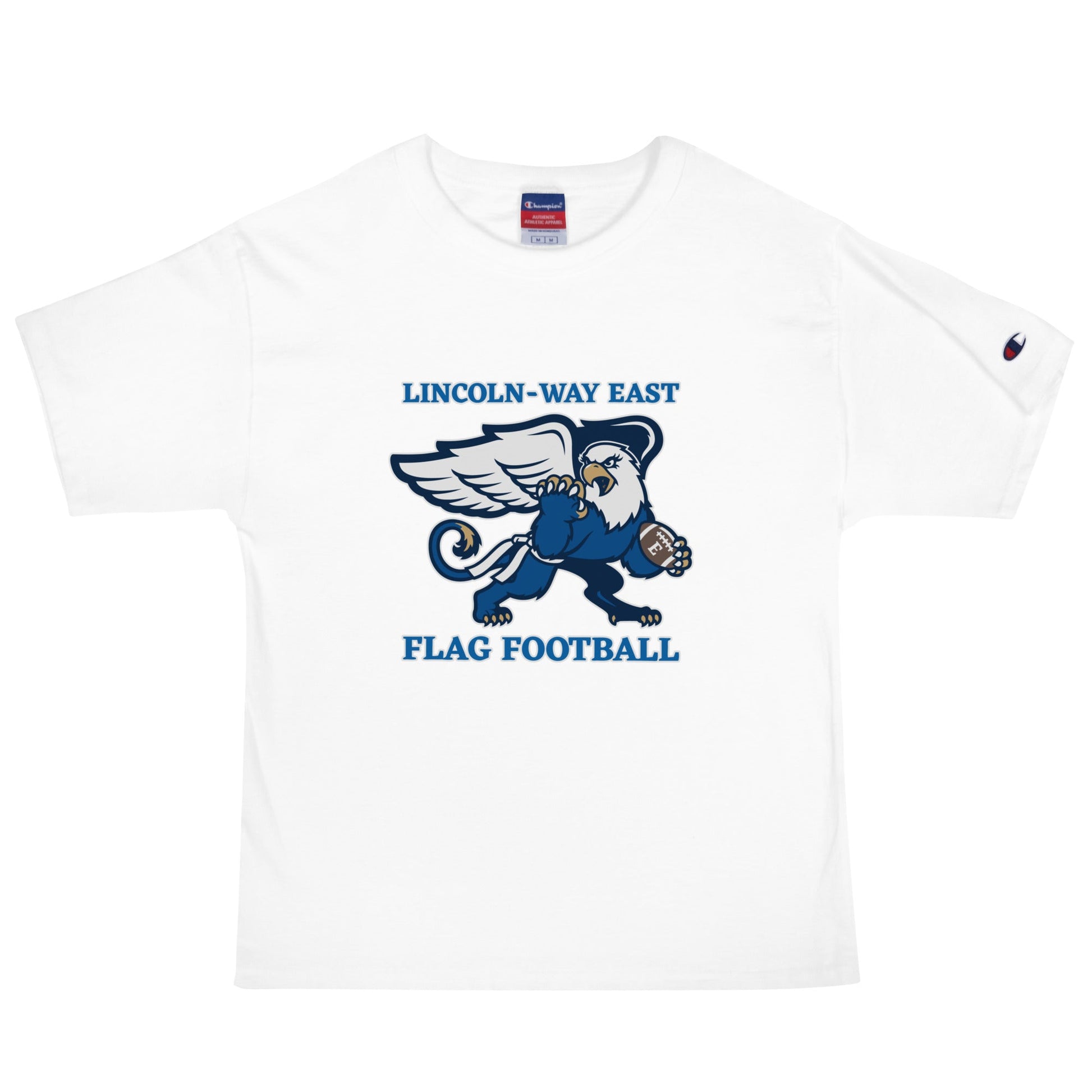 Signature | Champion T-Shirt | LWE Flag Football | Crest Logo