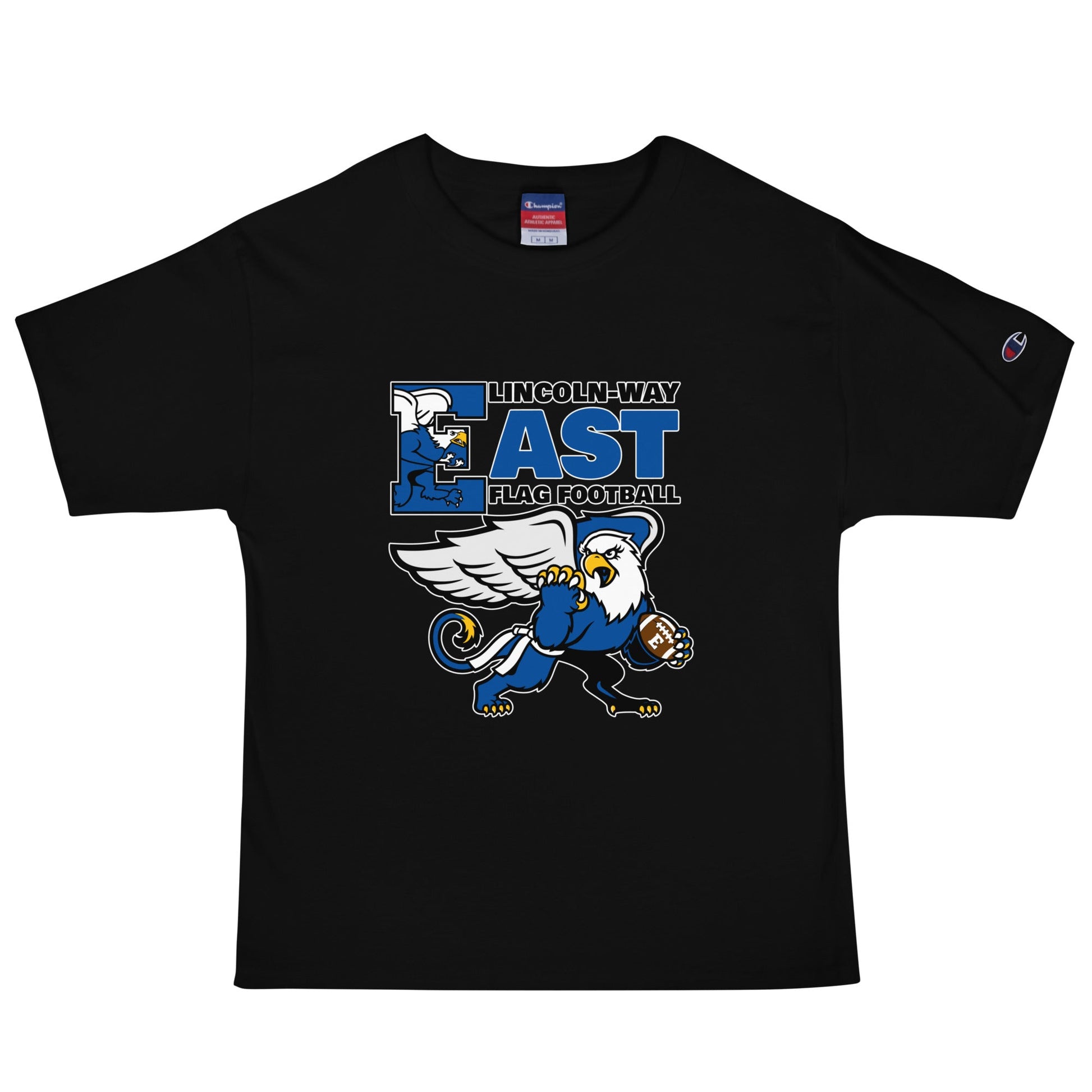 Signature | Champion T-Shirt | LWE Flag Football | Vanguard Logo