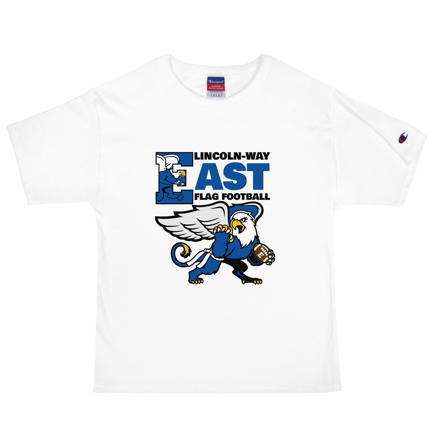 Signature | Champion T-Shirt | LWE Flag Football | Vanguard Logo