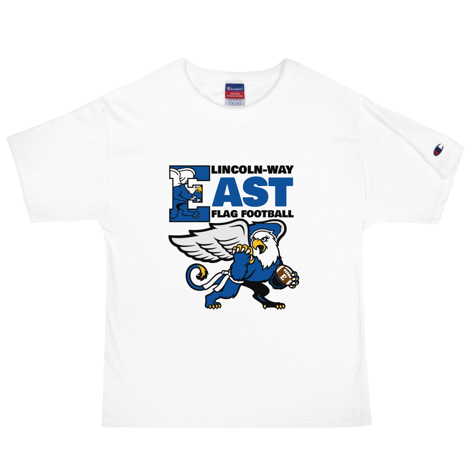 Signature | Champion T-Shirt | LWE Flag Football | Vanguard Logo
