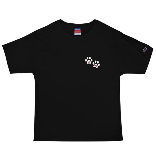 Signature | Champion T-Shirt | Lynn English Cheerleading | Paws Logo