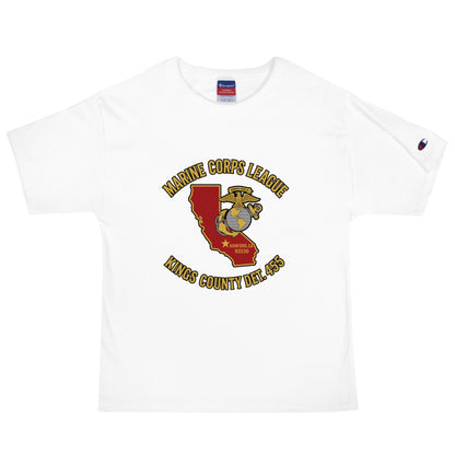 Signature | Champion T-Shirt | Marine Corps League kings County Det 455 | Crest Logo