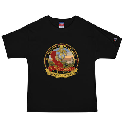 Signature | Champion T-Shirt | Marine Corps League kings County Det 455 | Shield Logo