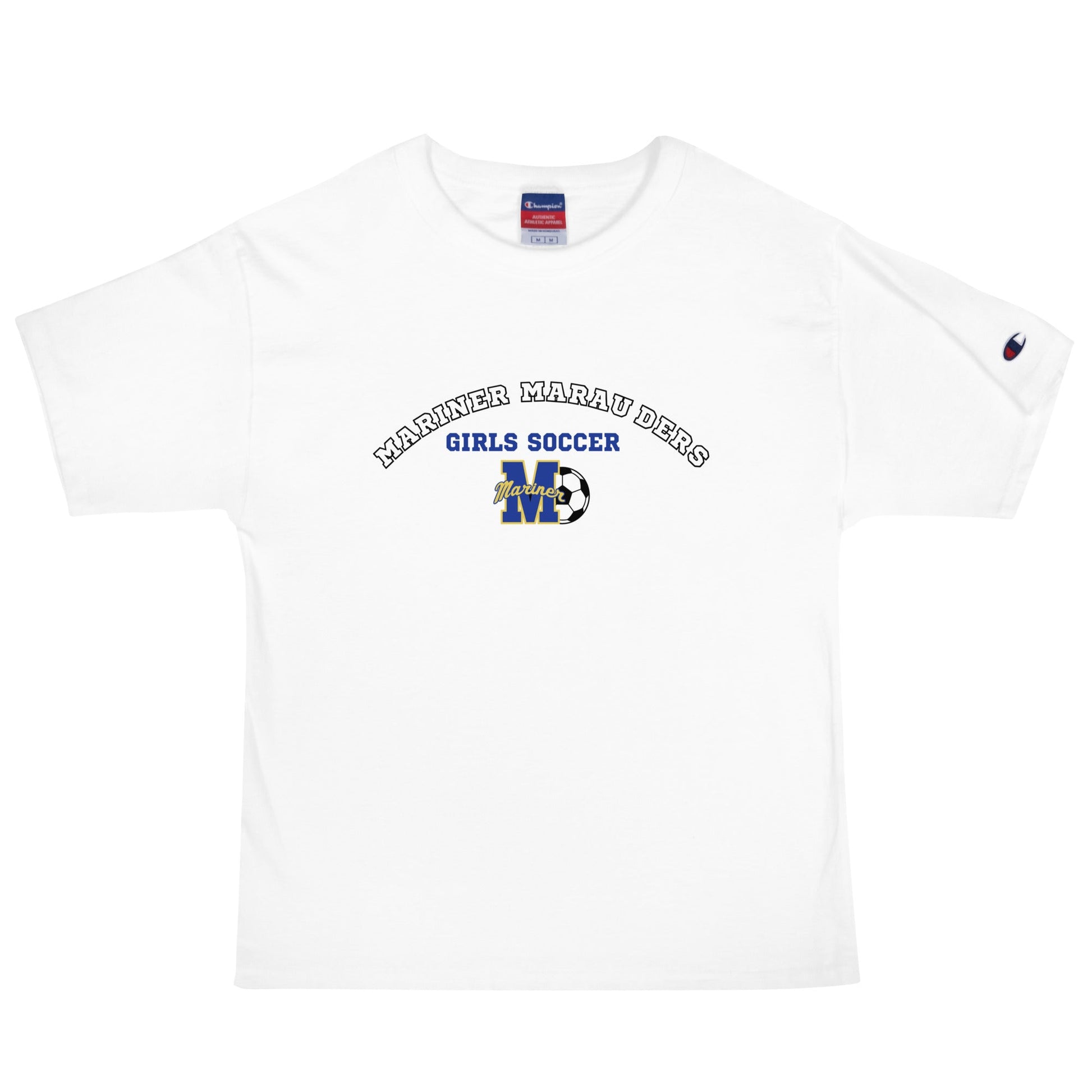 Signature | Champion T-Shirt | Mariner girls soccer | Crest Logo