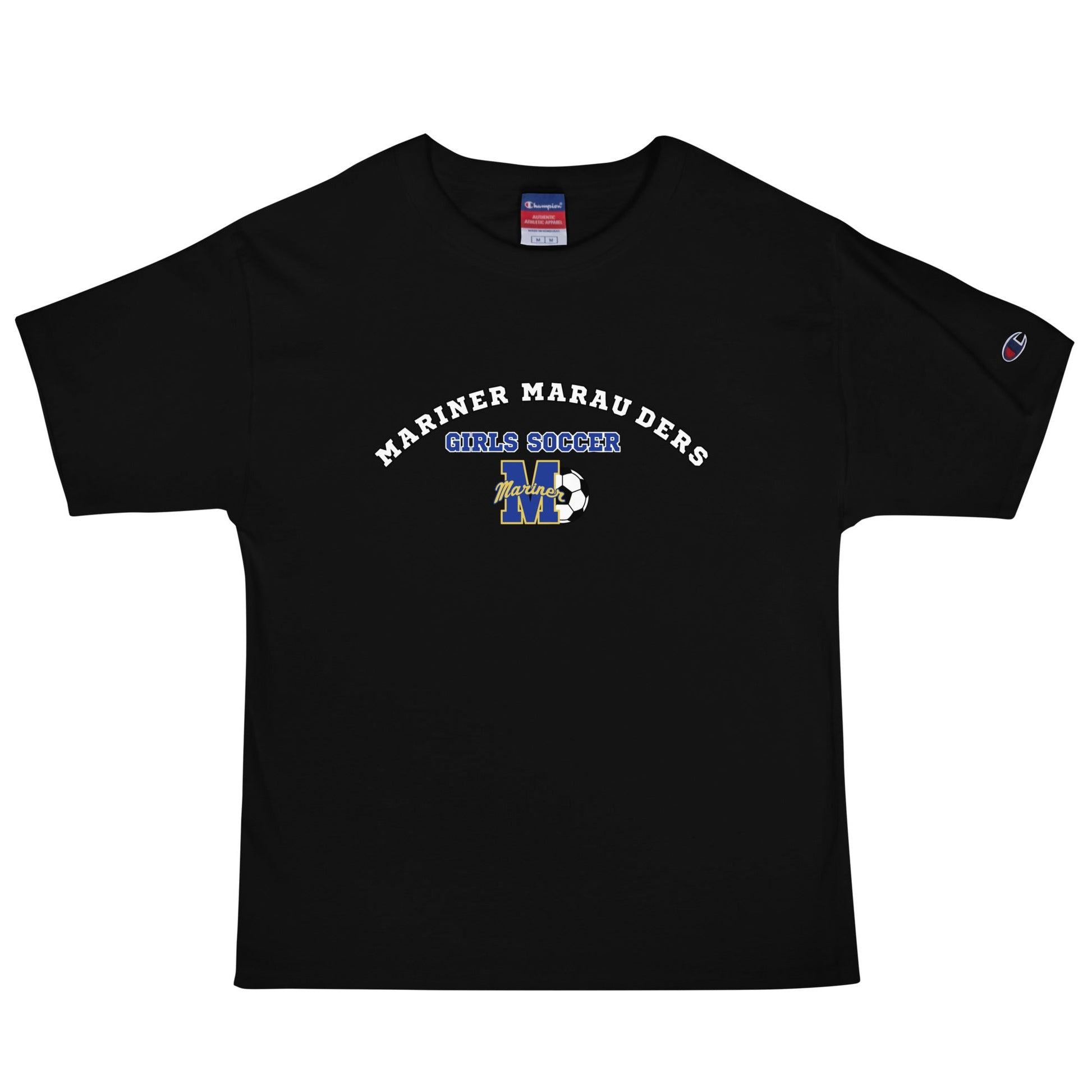 Signature | Champion T-Shirt | Mariner girls soccer | Crest Logo