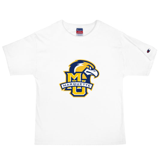 Signature | Champion T-Shirt | Marquette University Women's Hockey | Eagle Crest Logo