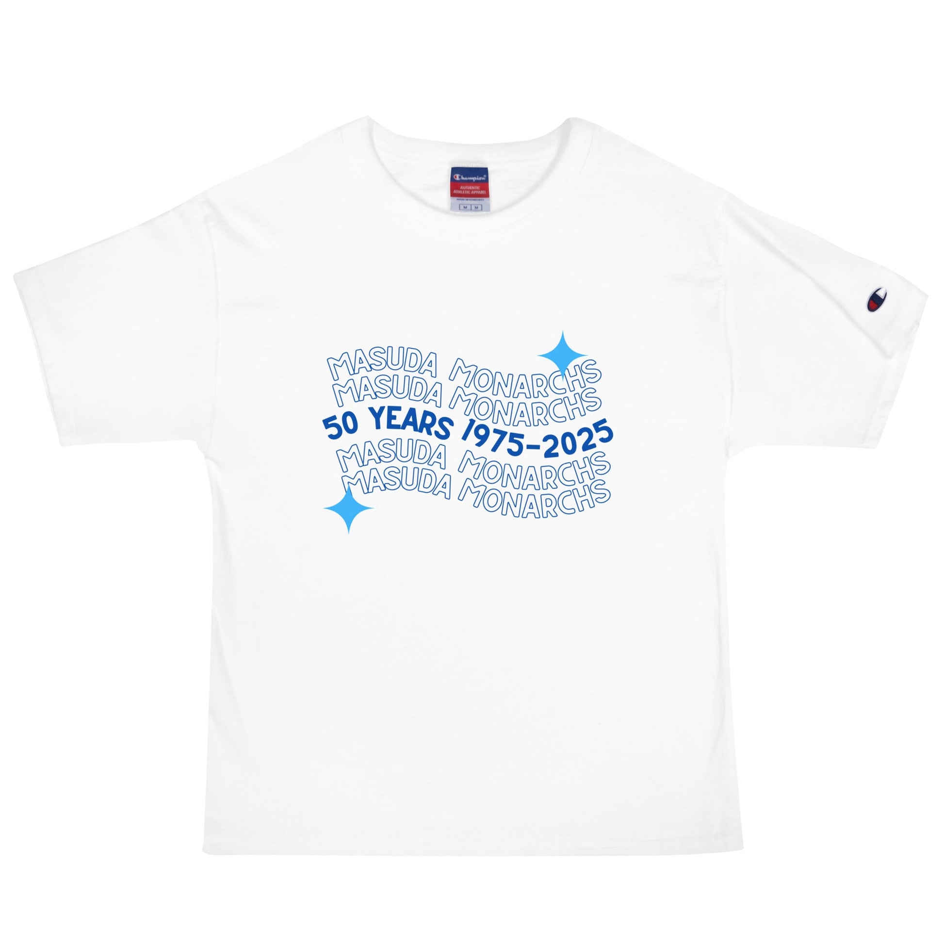 Signature | Champion T-Shirt | Masuda Middle School | 50 Years Logo